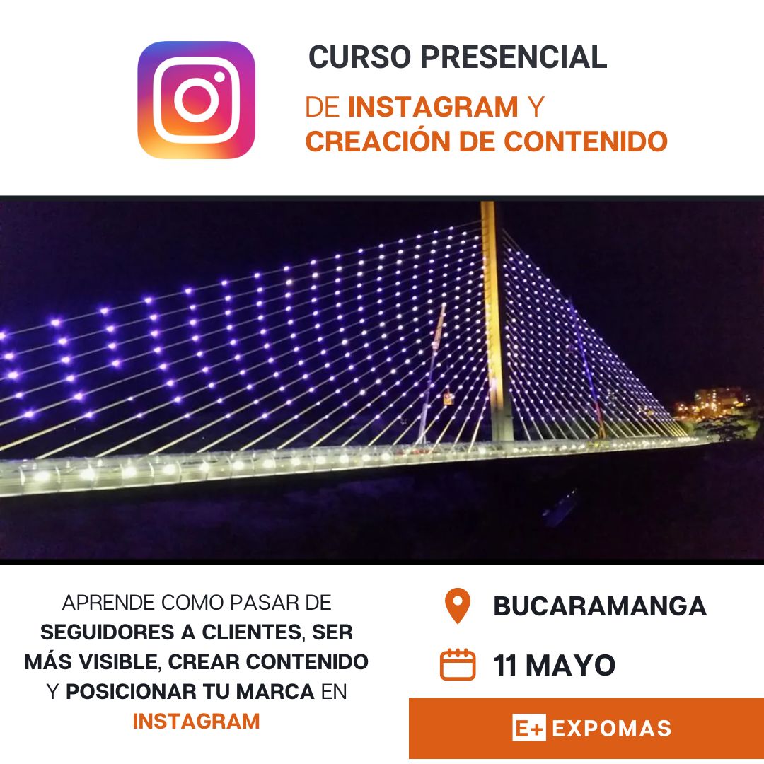 Taller de Instagram y creacion de contenidos en Bucaramanga