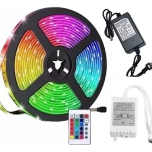 Cinta Led Tira Luces 5mts Rgb Multicolor Con Control