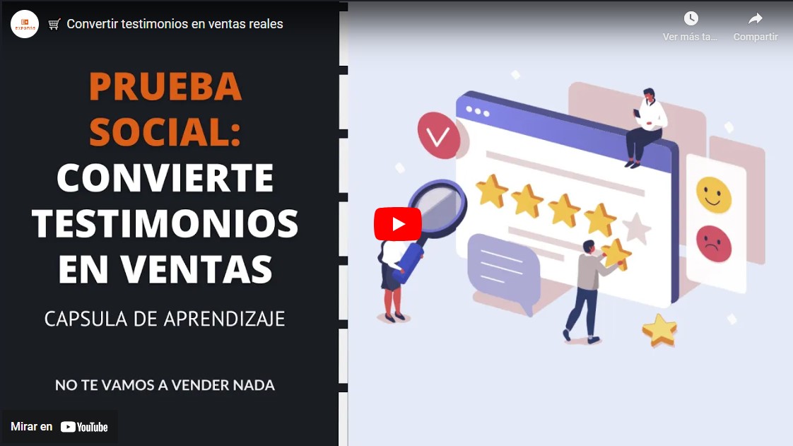 🛒 Convertir testimonios en ventas reales